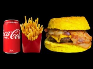 imagem do produto Hambúrguer Sunny Bacon + Batata Frita + Coca Cola