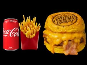 imagem do produto Hambúrguer Sunny Cheddar Melt + Batata Frita + Coca Cola