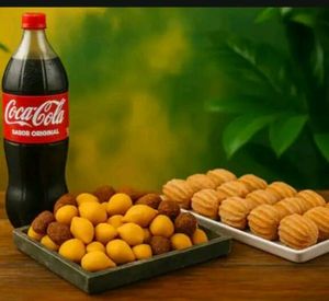 imagem do produto Combo Resenha - 50 Salgados Festa (20g) + 20 mini churros + Refri 2l.