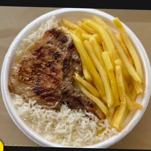 imagem do produto Marmita M Bisteca e batata fritas