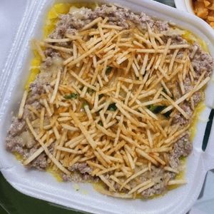 imagem do produto Batata recheada no pote Bolonhesa