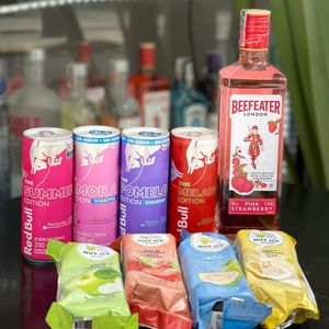 imagem do produto 🍓Beefeater Strawberry + 4 Red Bull + 4 Gelo de Sabor🍓