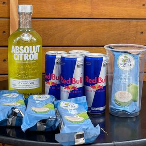 imagem do produto 🍋Absolut Citron + 4 Red Bull + 4 Gelo de Sabor