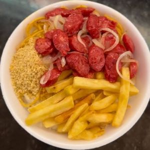 imagem do produto Quentinha de linguiça mineira acebolada