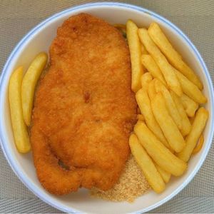 imagem do produto Quentinha de filé de frango empanado