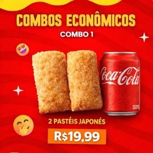 imagem do produto 2 pastéis japonês + 1 Lata 350ML 