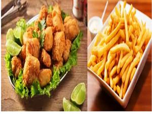 imagem do produto 200 - Porção isca de surubim e batata ftita (  sugerido para 3 pessoas )