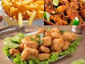 imagem do produto 37 - Combo expresso 4: Surubim em cubos, frango a passarinho + batata frita