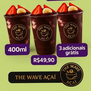imagem do produto 3 copos de 400ml com 3 adicionais grátis 