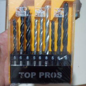 imagem do produto Kit de Brocas de aço, ferro e madeira 