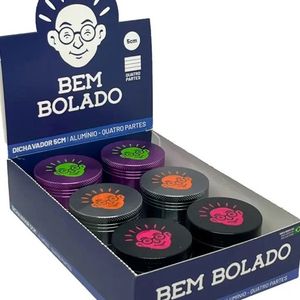 imagem do produto DICHAVADOR BEM BOLADO METAL 5CM 4 PARTES - DISPLAY 6 UNIDADES