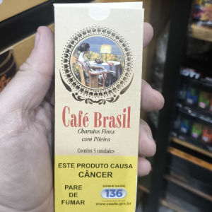 imagem do produto Charuto fino com Piteira - Café Brasil 