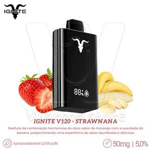 imagem do produto Ignite 12000k morango banana 