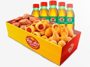 imagem do produto Combo "Revoada" (150 Salgadinhos + 5 Bebidas)
