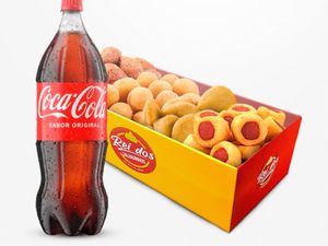 imagem do produto Combo Prime - 150 Salgadinhos + Coca Cola 2l
