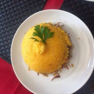 imagem do produto Cuscuz recheado de charque com vinagrete, cheddar, catupiry..