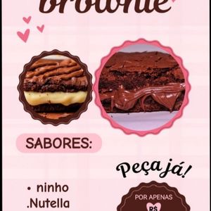 imagem do produto Brownie sabor ninho - Nutela.