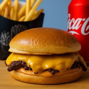 imagem do produto Combo Smash (Burger Smash + Batata Frita + Coca Lata 350ml)