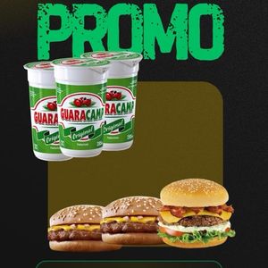 imagem do produto 1 xtudo + 2 x cheddar + 3 guaravitas