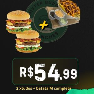 imagem do produto 2 xtudos + batata M 