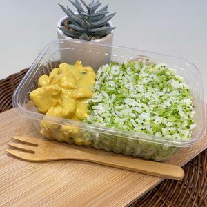 imagem do produto (350g) Frango ao molho mostarda e arroz com brócolis