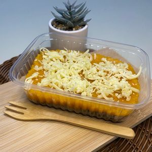 imagem do produto (350G) CARBOIDRATO: batata ou abóbora + PROTEÍNA: carne moída, frango desfiado, pernil desfiado ou grão de bico com palmito