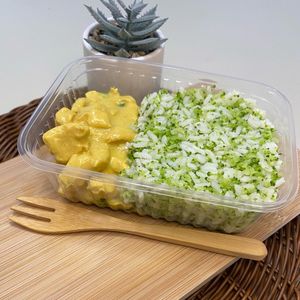 imagem do produto (250g) Frango ao molho mostarda e arroz com brócolis