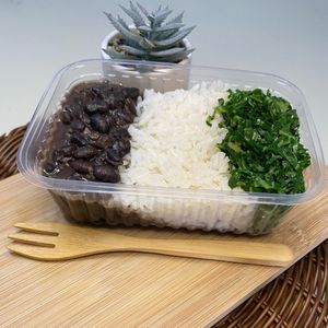 imagem do produto (250g) Feijoada fit com couve refogada e arroz