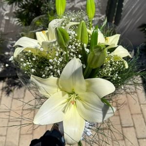 imagem do produto Buquê pequeno de lírios 