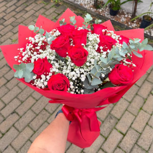 imagem do produto Buque com 12 Rosas Importadas