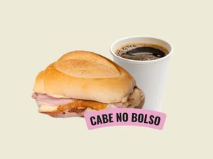 imagem do produto 1 Sanduíche + Café 180ml a partir R$17,90