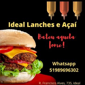 Ideal lanches e açaí