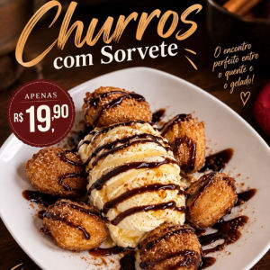 imagem do produto CHURROS COM SORVETE