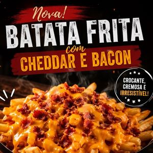 imagem do produto BATATA FRITA COM CREME DE CHEDDAR E BACON
