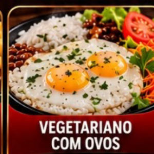 imagem do produto PRATO FEITO VEGETARIANO - 2 OVOS FRITOS