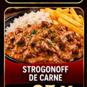 imagem do produto PRATO FEITO DE STROGONOFF DE CARNE