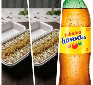 imagem do produto Duas Batatas Strogonoff de Frango com Catupiry + Funada 2litros!!