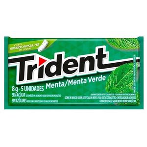 imagem do produto Chiclete Tridente Menta 8g