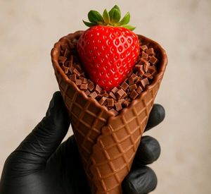 imagem do produto Supercone Trufado Morangup - Cone de morango