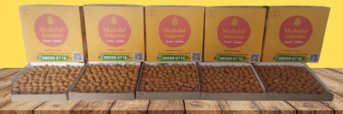 Maluhê Salgados logo