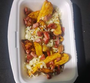 imagem do produto Batata rústica com queijo e bacon