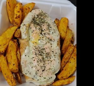 imagem do produto Combo pão de alho de sobrecoxa desossada+coca 600ml