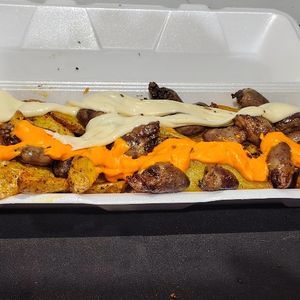 imagem do produto Batata rústica com queijo e coraçãozinho