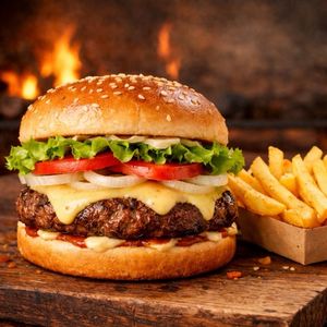 imagem do produto Combo brasa clássico + batata 100mg