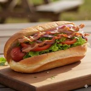 imagem do produto CACHORRO QUENTE CHAPA BACON