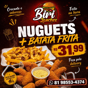 imagem do produto nuguets com fritas
