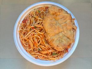 imagem do produto Espaguete & Frango Empanado + R$ 18,99 leve outra marmitex