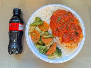 imagem do produto Frango Parmegiana & Legumes + Coca Zero Pet + R$ 18,99 leve outra marmitex