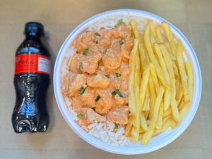 imagem do produto Strogonoff Frango & Fritas + Coca Zero Pet + R$ 18,99 leve outra marmitex