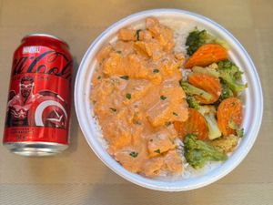 imagem do produto Strogonoff Frango & Legumes + lata Coca Zero + R$ 14,99 leve outra marmitex